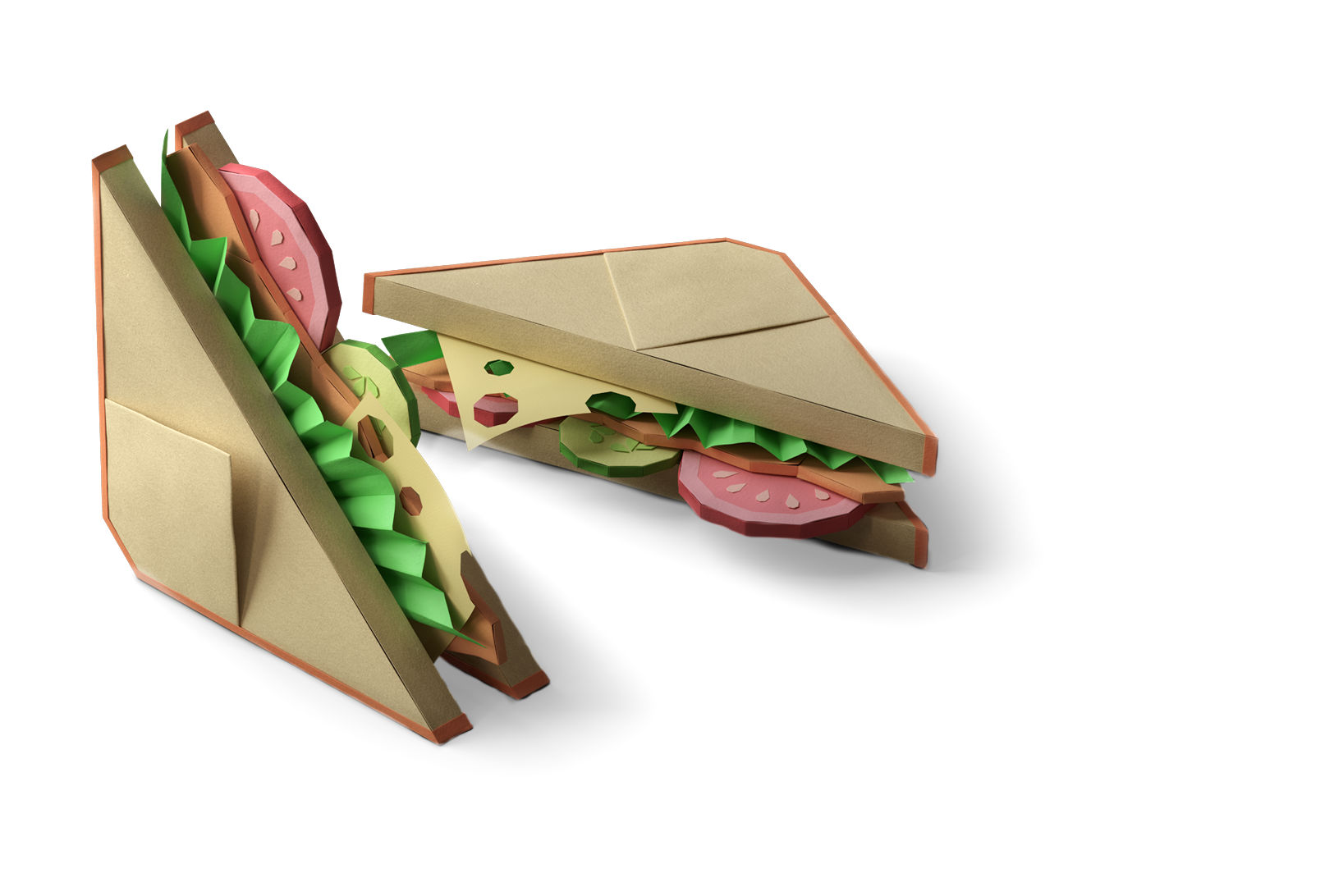 Sandwich Origami Art